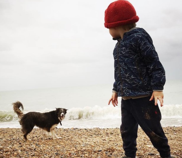 Jude Speleers With Dog